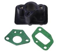 TILIEINE Carburatore con Kit Adatto per 40-5 43CC 52CC Collettore di aspirazione Carburatore Base Connettore Decespugliatore Parti Strumenti Carb Parte di Ricambio Guarnizioni