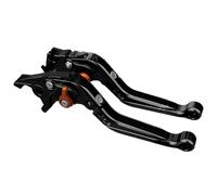 TILIEINE Freno Leve di Frizione Maniglia Adatto per Honda CB650R/CBR650R CB/CBR 650R Leva Frizione Leva Freno Set Leve Manubrio Regolabili Pieghevoli Moto Pompa Freno Leva(7)