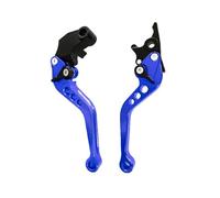TILIEINE Freno Leve di Frizione Maniglia Adatto per Yamaha Adatto per Honda Modifica Lega CNC Universale Moto Leve Freno Frizione Regolabili Pompa Freno Leva(Blue)