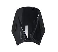 TILIEINE Moto Parabrezza Adatto per Royal Enfield Bullet/Meteor/Classic 350 500 Interceptor 650 Cupolino Viti Kit(Black)