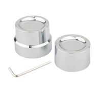 TILIEINE Moto Pignone Protezione Adatto per Harley Sportster XL883 XL1200 Dyna Touring V-Rod Softail Copridado per ASSE Anteriore e Posteriore Accessori motociclette(Rear Axle Cover)