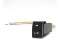 TILIEINE Pulsante di Avvio Adatto per Isuzu D-Max, Luce di Marcia Diurna a LED Automatica, fendinebbia Anteriore per Auto, Interruttore a Pulsante per specchietto riscaldato Pulsante Rotondo (LED)
