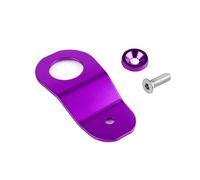 TILIEINE Radiatore dell'olio Adatto per Honda Civic EK Supporto per radiatore a Temperatura Resistente al Calore Un Set Fibbia per Serbatoio dell'Acqua con Staffa per per Auto Radiatore(Purple)