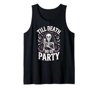 Till Death Do Us Party, Divertente Scheletro Sposa di Halloween Canotta