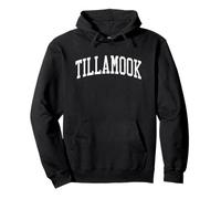 Tillamook OR Vintage Athletic Sports JS02 Felpa con Cappuccio