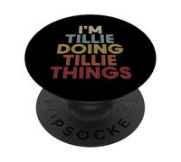 Tillie Name Tillie Personalized Name First Given PopSockets PopGrip Adesivo