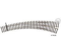 Tillig 85333 scambio curvo destro 377 e 543 mm serie Elite codice 83 H0