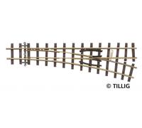 TILLIG 85637 Scala HOe Deviatoio manuale destro 18° - lunghezza 128 mm