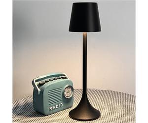 T'ILLUMINO Lampada Ellon Touch H 380 Mm D 107 Mm 5200 mAh 3,5 W Nera