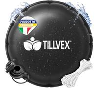 tillvex® Cuscino Invernale Piscina Ø 5 m + Corda 12m e Kit di Riparazione
