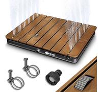 tillvex® Doccia da Giardino Outdoor Fino a 4 m di Altezza della Fontana | a Pavimento con Pedale |da Esterno, Antiscivolo | da Sauna, Campeggio Resistente alle intemperie (Antracite - Rettangolare)