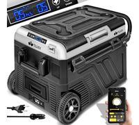tillvex® Frigorifero Compressore Elettrico con Batteria 50 L | Frigo Congelatore Elettrico con Controllo WIFI-APP, Porta USB, 12/24 V 230V | Frigorifero fino a -20 °C per Auto, Camion, Barca, Camping