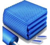 tillvex® Premium Telone di copertura solare per piscina 400 µm, rotondo, Ø 427 cm | Pellicola solare, telo riscaldante tagliabile | Telone solare, copertura solare | Telone solare per piscina per il
