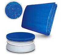 tillvex Telo di copertura per piscina 366 cm Fuori Terra Rotonda, resistente ai raggi UV e antistrappo, per piscina