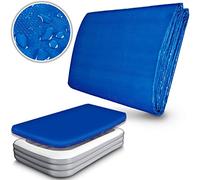 tillvex Telo di copertura per piscina, 450 x 220 cm Fuori Terra Rettangolare, resistente ai raggi UV e antistrappo, per piscina