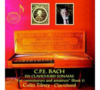 Tilney,Colin 6 Clavichord Sonatas for Connoisseurs and Amateurs (Tilney) (CD)