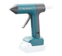 Tilswall Pistola per colla a caldo a batteria Makita da 18 V/20 V, pistola per colla a caldo a grandezza naturale, 90 secondi, con 10 bastoncini di colla da 0,43 pollici per fai da te, fai da te e