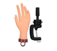 Tilt Bend Pin Hand Model Stand per la pratica artistica Meccanismo di bloccaggio sicuro Non Tip Design Strumento di formazione professionale Fisso Desktop Pin Training Stand