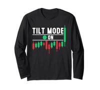 Tilt Mode ON - Emozioni di Trading Divertenti per Il Trader Maglia a Manica