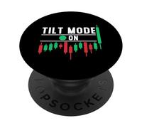 Tilt Mode ON - Emozioni di trading divertenti per il trader PopSockets PopGrip Adesivo
