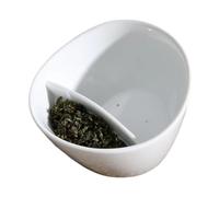 Tilt Tea Cup with Infuser 350ml - Ceramic Tilting Drinkware Funny Decor Tea | Tea Leakage Teacup for Coffee Water Milk Steeping Brewing | Home Kitchen Restaurant Travel Camping Tilt Tea Cup with Infuser