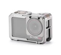 TILTA Action 5 Pro Cage, gabbia per telecamera completa compatibile con DJI Osmo Action 5 Pro, Action 4 e Action 3 con 1/4"-20 con perni di fissaggio - Grigio titanio TA-T72-FCC-TG