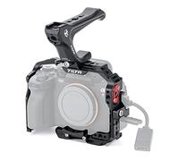 TILTA Camera Full Cage Compatibile con Sony A7 IV a1 S3 R4 73 R3 A9 con Maniglia Superiore e Morsetto per Cavo HDMI, Camera Cage Kit Base Video Movie Filmmaking Rig TA-T30-A-B