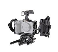 TILTA Full Camera Cage Compatible with Sony FX3 with Rotatable Top Handle, Left Side Advanced Power Handle, 15mm LWS Baseplate and HDMI Cable Clamp Camera Protect Rig Pro Kit Black TA-T13-C-B