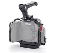 TILTA Gabbia completa per fotocamera compatibile con Panasonic GH6 GH7 Kit base con impugnatura superiore NATO, cavo HDMI maschio a HDMI femmina, morsetto HDMI TA-T15-A-B