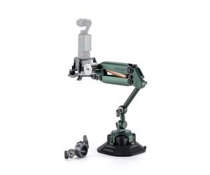 TILTA Hydra Alien Mini Master Kit, braccio ammortizzante con ventosa elettronica, testa ammortizzante e supporto per manubrio, verde foresta HDA-T15-E-FG
