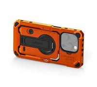 TILTA Khronos Gabbia per telefono per iPhone 16 Pro, rig video mobile in lega di alluminio, stabilizzatore per custodia per smartphone per registrazione video/vlog/videografia - arancione TK-IP16