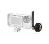 TILTA Khronos NATO - Staffa con manico circolare in legno per iPhone 15 Pro/Pro Max, colore: bianco titanio TK-NTWH-TW