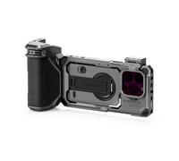 TILTA Khronos TK-IP16-PA-SG - Gabbia per telefono compatibile con iPhone 16 Pro, con manico Focus PD, vassoio filtro a sgancio rapido e kit portatile con filtro FSND magnetico, grigio siderale