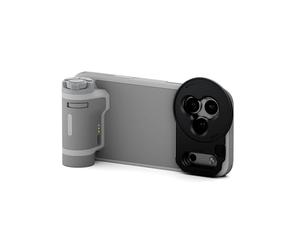 TILTA Khronos TKL-IP17-PMA-LG - Kit portatile per iPhone 17 Pro con maniglia di controllo Lite, vassoio filtro e piastra posteriore magnetica, grigio chiaro