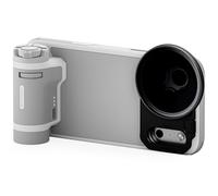 TILTA Khronos TKL-IP17-PMB-LG - Custodia per iPhone 17 Pro Max con maniglia di controllo Lite, filtro ND e piastra posteriore magnetica, grigio chiaro