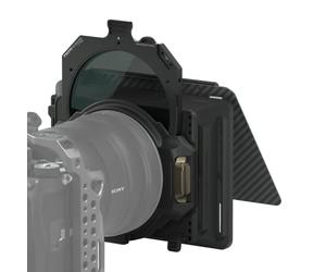 TILTA Matte Box Mirage VND Kit 95mm Circolare Variabile Filtro ND Cornice Nucleo Adattatore Motore Nano, Compatibile con Filtro 4 x 5,65" per Fotocamere DSLR Mirrorless MB-T16-A