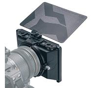 TILTA Mini Matte Box 4x5.65" Cornice del Filtro per Fotocamere DSLR Mirrorless, Paraluce per Fotocamera con Anello Adattatore per Lenti da 67mm/72mm/77mm/82mm Supporto per Asta da 15mm MB-T15