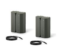 TILTA NP-FZ100 Battery with USB-C Input 2400mAh Compatible with Sony FX3, FX30, ZV-E1, A6600, A6700, A7C 2 pieces - Green TNP-FZ100-GN-2