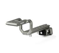 TILTA - Staffa di estensione XLR per Sony FX3 XLR-H1, impugnatura superiore con pattino freddo, NATO, filettatura 1/4"-20 e 3/8"-16 con punti di posizionamento, grigio titanio TA-T13-XLR-TG