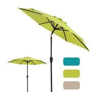 Tiltable Umbrella Beach Parasol, Protect Umbrellas for Outdoor/Market/Deck Sun Shade, with 8 Ribs And Tilting Device