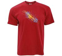 Tim and Ted Fisica delle Particelle Maglietta Art Bosone di Higgs Discovery Red L