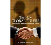 Tim Büthe Walter Mattli The New Global Rulers (Copertina rigida)