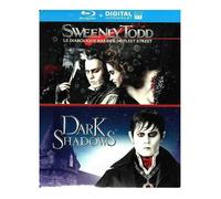 Tim Burton 2 Film: Sweeney Todd /Dark Shadows Cofanetto Blu-Ray Nuova