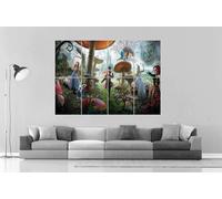 Tim Burton Alice IN Wonderland Wall Arte locandina Grande Formato A0 Stampa