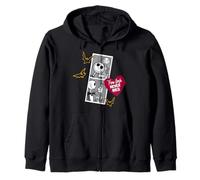 Tim Burton’s The Nightmare Before Christmas Jack Sally Heart Felpa con Cappuccio
