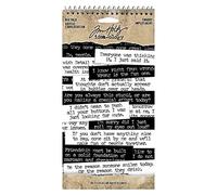 Tim Holtz - Advantus Big Talk Adesivi Snarky, bianco e nero