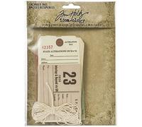 Tim Holtz - Advantus TAGS SALVAGED IDEA-0 25/PKG, taglia unica