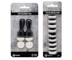 Tim Holtz Distress Tiny Blending Tool e ulteriori schiume Bundle Ranger Ink Gennaio 2024 Release