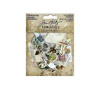 Tim Holtz Field Notes Ephemera SNIPPETS ID FIELDNOTE, Note sul Campo, Taglia unica, 134 unità