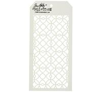Tim Holtz Layered Stencil 4.125"X8.5"-Latticework